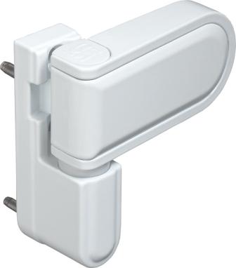 Петля для профильных дверей NP-3D-90 PVC-WH (БЕЛАЯ, RAL-9016) до 90 кг
