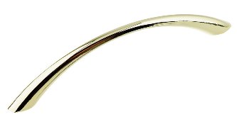 Ручка-скоба мебельная Trodos "ZY-8С" 96мм сплав ЦАМ 18гр, золото (303161)