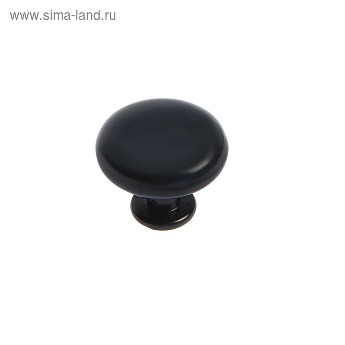 Ручка кнопка WAVE ТУНДРА РК120BL, черная (4647202)