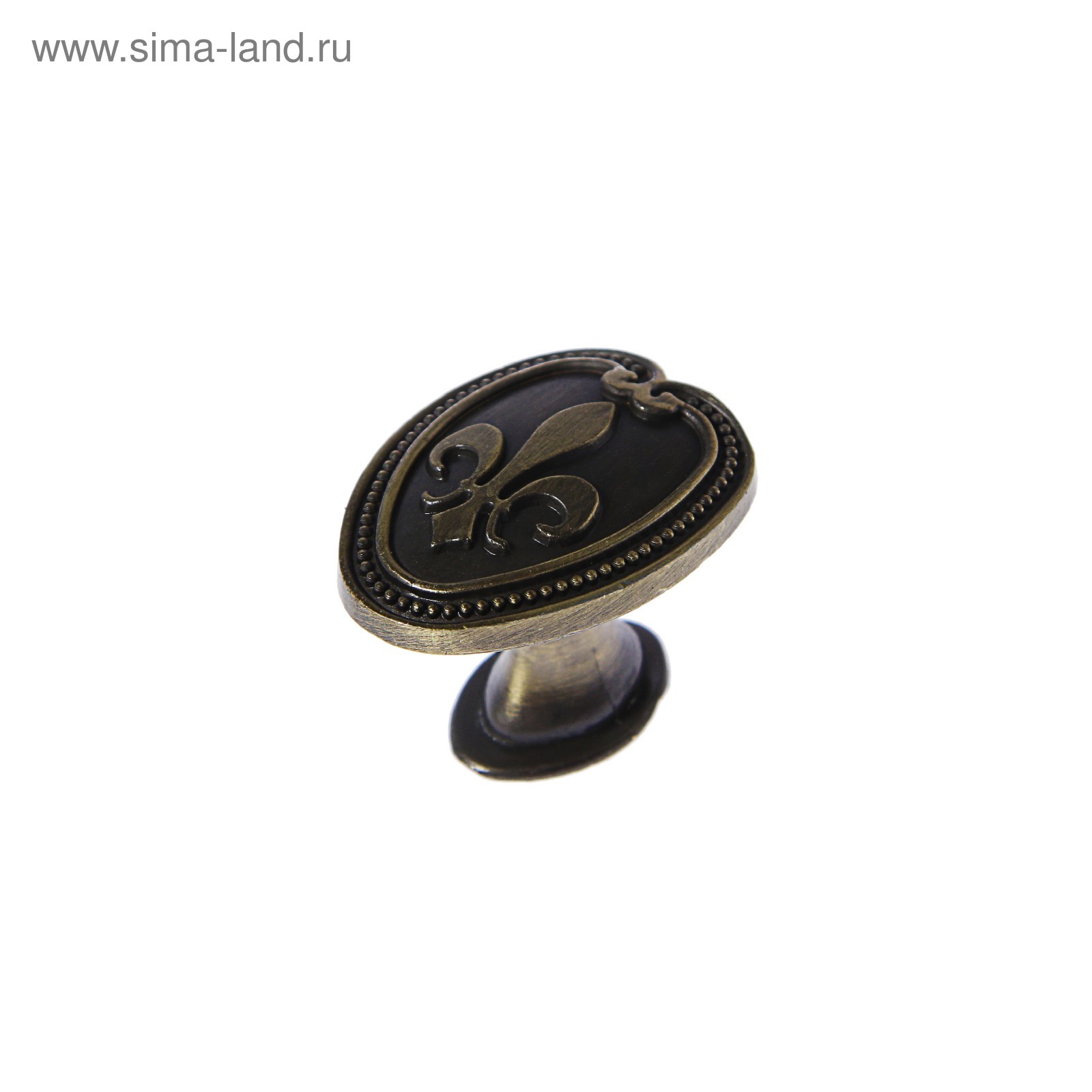 Ручка кнопка ТУНДРА РК204, цвет бронза 3836321