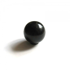 Ручка-кнопка мебельная Шар черная Алапаевск  (25!!!) 977