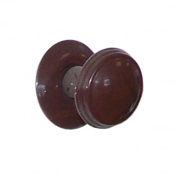 *Ручка-кнопка мебельная РКК-15 коричневая (РЕЖ) выведено