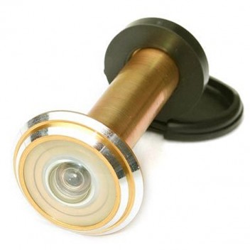 Глазок дверной ГДШ Длинный 50-80 мм (100) золото